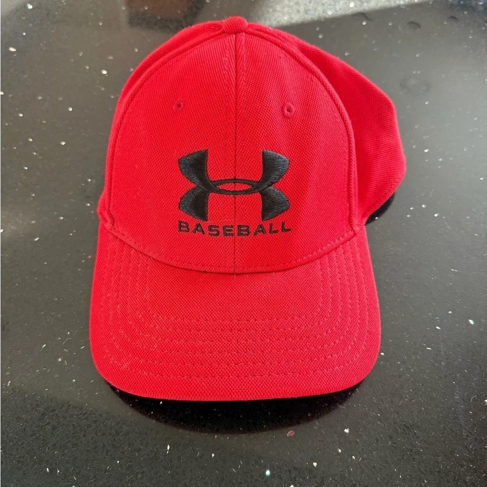 Under Armour Red Baseball Hat